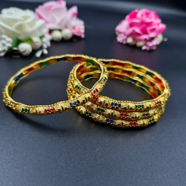 Rajasthani Meenakari Brass Bangle | Sriasmi.com - Image 2