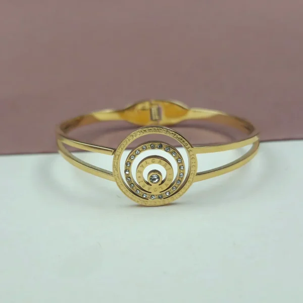 Sriasmi Gold Plated Stainless Steel Waterproof Bracelet
