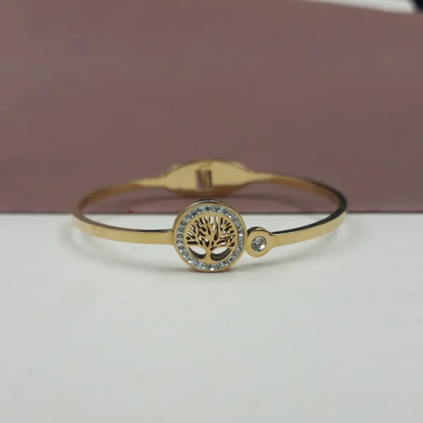 Sriasmi Gold Plated Stainless Steel Waterproof Bracelet