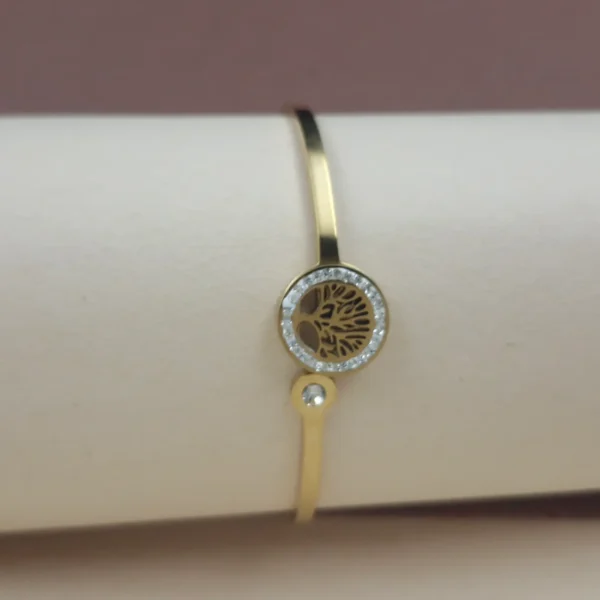 Sriasmi Gold Plated Stainless Steel Waterproof Bracelet - Image 2