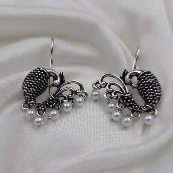 Sriasmi Oxidised Studs Earring