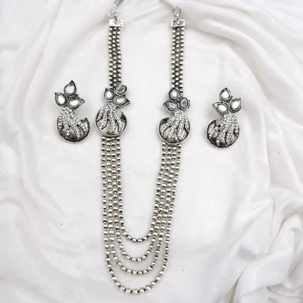 Sriasmi Traditional Oxidised Necklace set