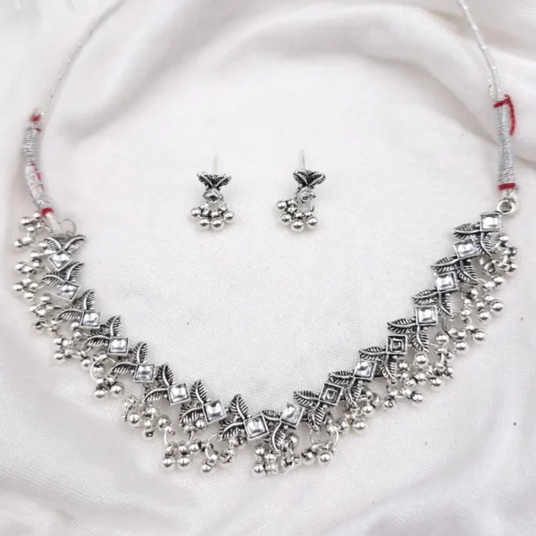 Sriasmi Traditional Oxidised Necklace set