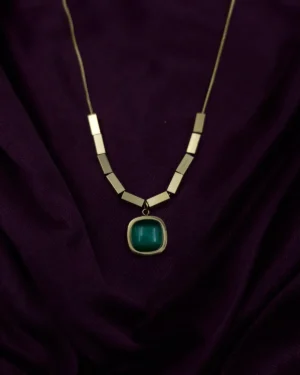 Sriasmi Gold Plated Stainless Steel Waterproof Pendent