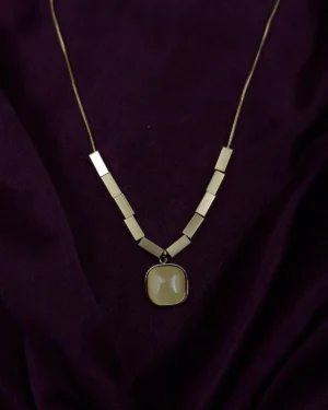 Sriasmi Gold Plated Stainless Steel Waterproof Pendent