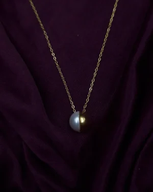 Sriasmi Gold Plated Stainless Steel Waterproof Pendent