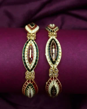 Rajasthani Meenakari Brass Bangle | Sriasmi.com