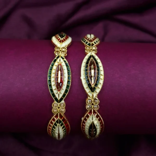 Rajasthani Meenakari Brass Bangle | Sriasmi.com