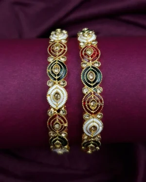Rajasthani Meenakari Brass Bangle | Sriasmi.com