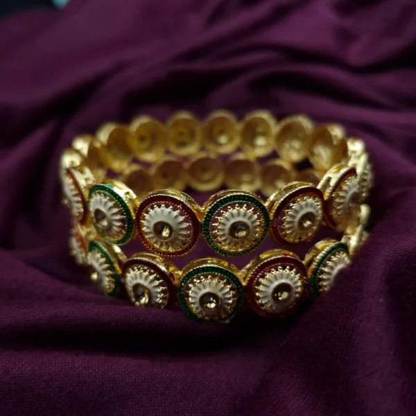 Rajasthani Meenakari Brass Bangle | Sriasmi.com