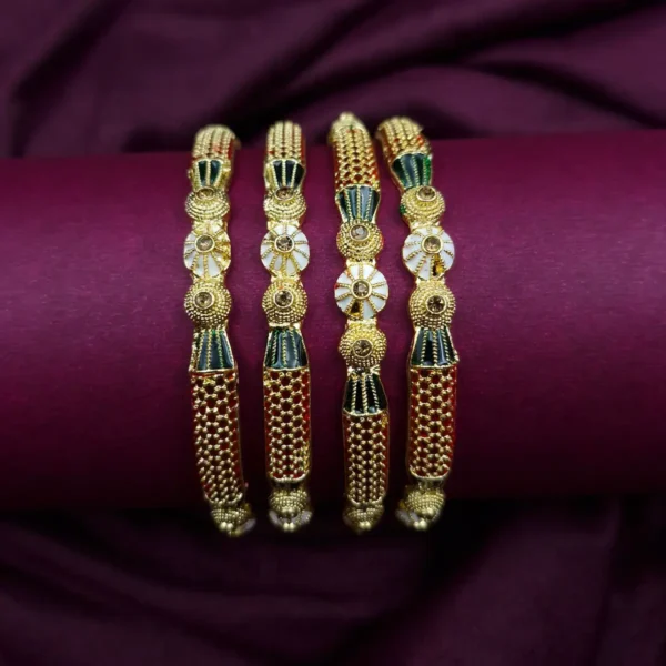 Rajasthani Meenakari Brass Bangle | Sriasmi.com