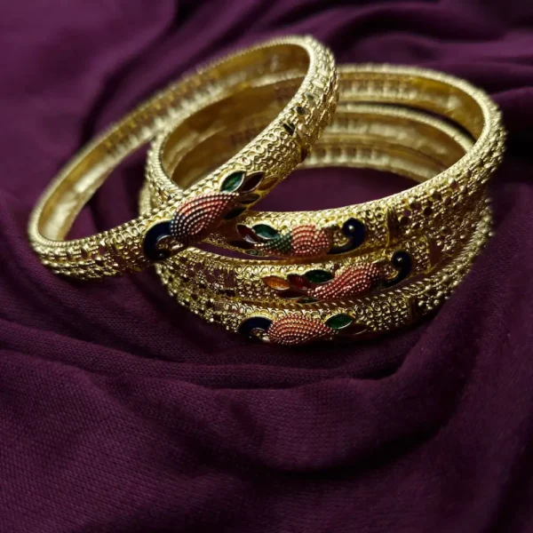 Rajasthani Meenakari Brass Bangle | Sriasmi.com - Image 2