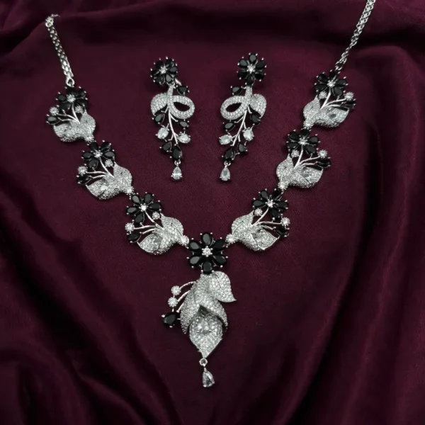 Sriasmi American Diamond Necklace Set