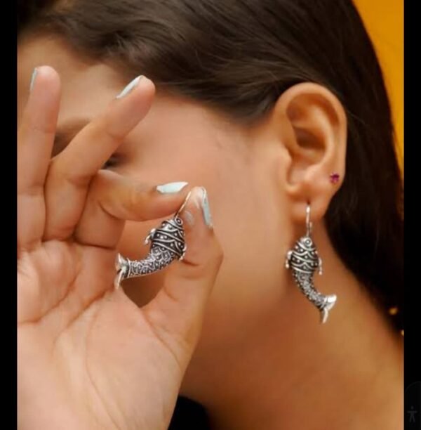 Sriasmi Oxidised Studs Earring - Image 3