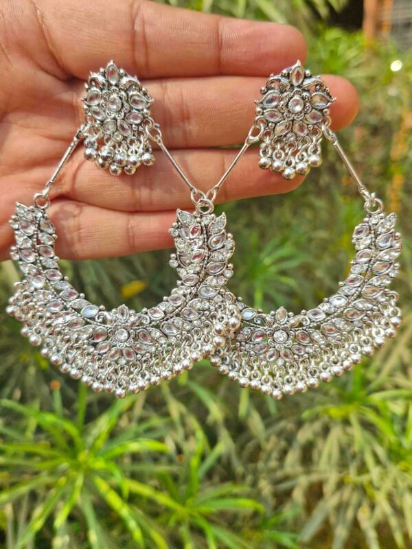 Sriasmi Circle Oxidised Earring - Image 2