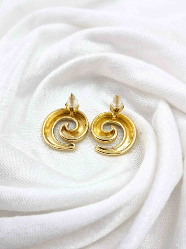 Sriasmi Demi-fine Stainless Steel Spiral Earring - Image 4