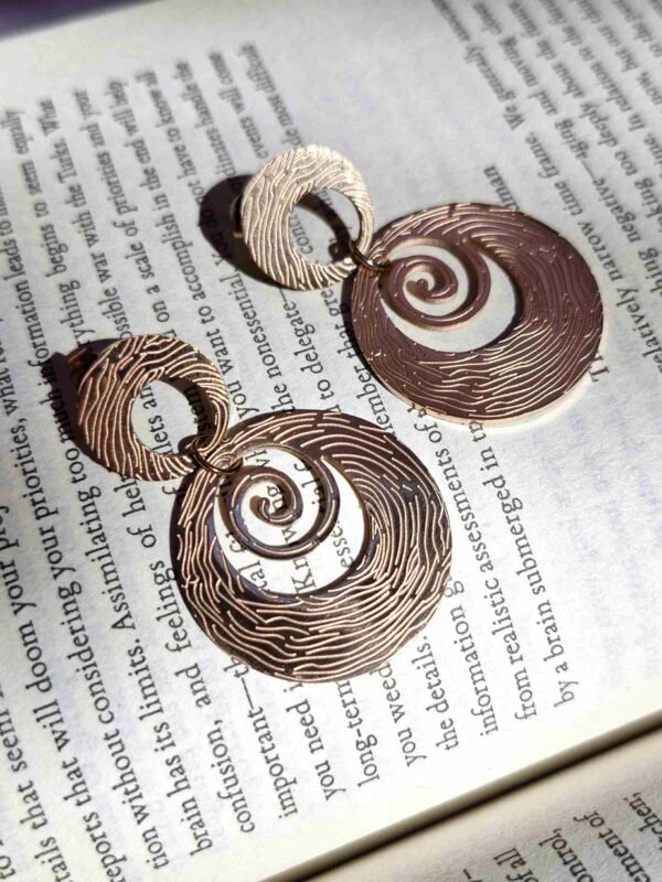Sriasmi Demi-fine Rose Gold Stainless Steel Waterproof Earring - Image 2