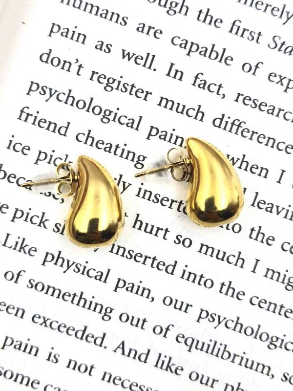 Sriasmi Demi-fine Stainless Steel Waterproof Droplets Stud Earring