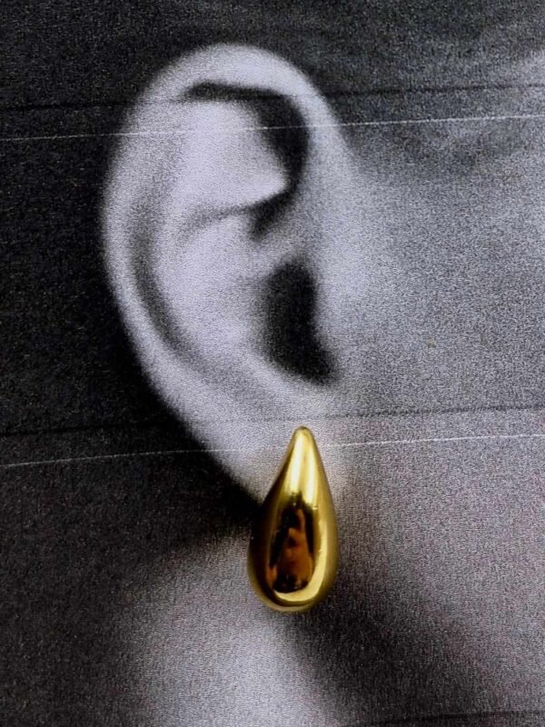 Sriasmi Demi-fine Stainless Steel Waterproof Droplets Stud Earring - Image 2