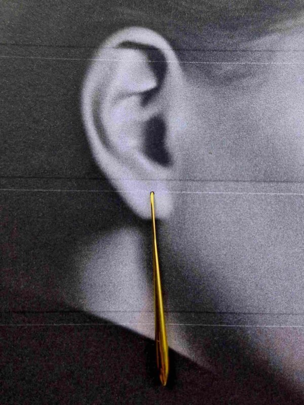 Sriasmi Demi-fine Stainless Steel Waterproof Long Line Drop Hoop Earring - Image 3