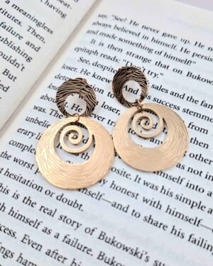 Sriasmi Demi-fine Rose Gold Stainless Steel Waterproof Earring