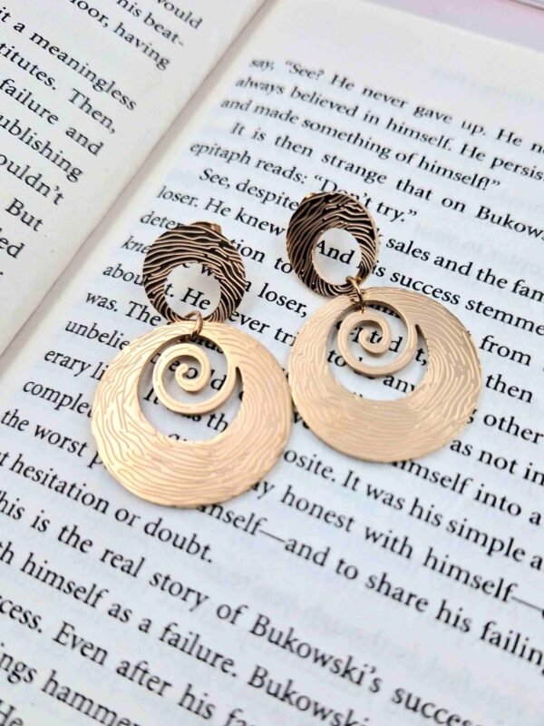Sriasmi Demi-fine Rose Gold Stainless Steel Waterproof Earring