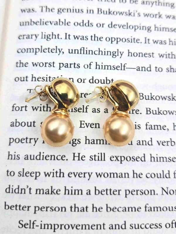 Sriasmi 2 IN 1 Demi-fine Stainless Steel Waterproof Stud Earrings